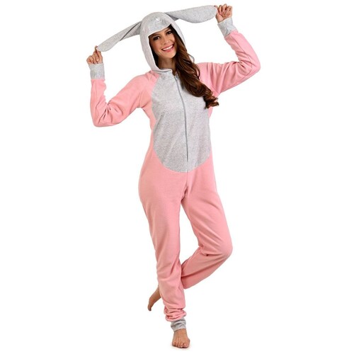 Mameluco Pijama Intime Lingerie de Conejo para Mujer