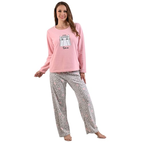Conjunto Pijama Intime Lingerie Polar para Mujer