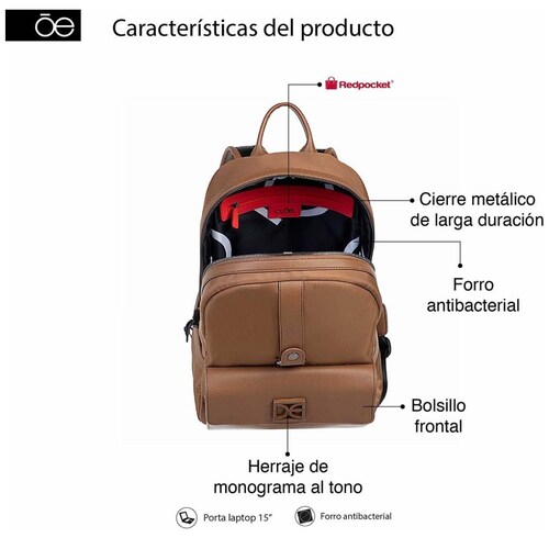 Backpack 15" Dulukua Camel Cloe