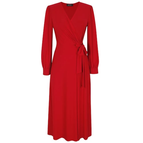 Maxi Vestido Cruzado para Mujer Petite Just By Basel