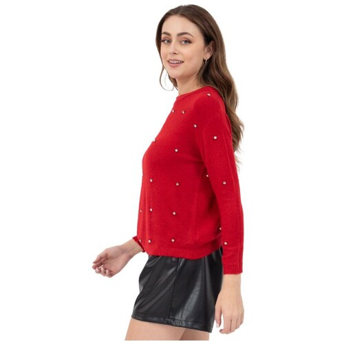Suéter de Brillos  para Mujer Juniors Forever 21