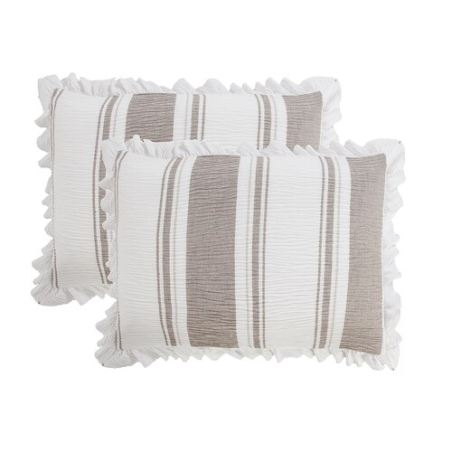 Edredón King Size  Blanco Vintage Home