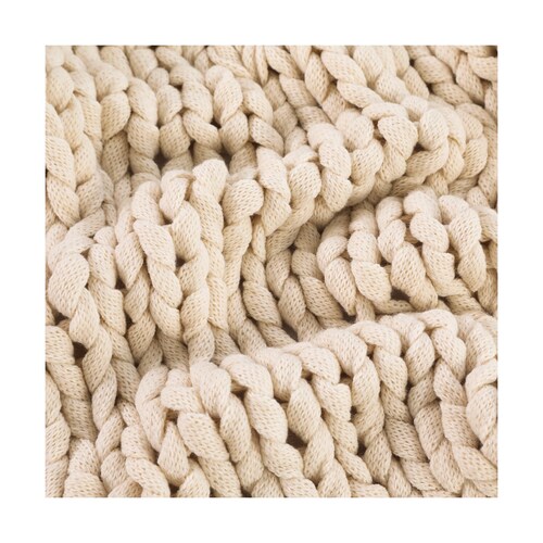 Frazada Standard  Beige Vintage Home