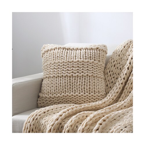 Frazada Standard  Beige Vintage Home