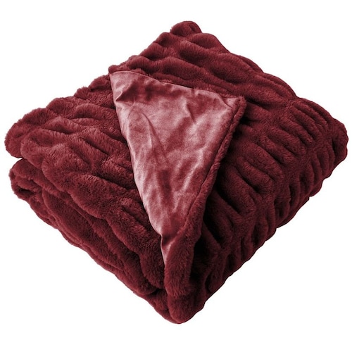 Frazada Standard  Rojo Obscuro Home Nature