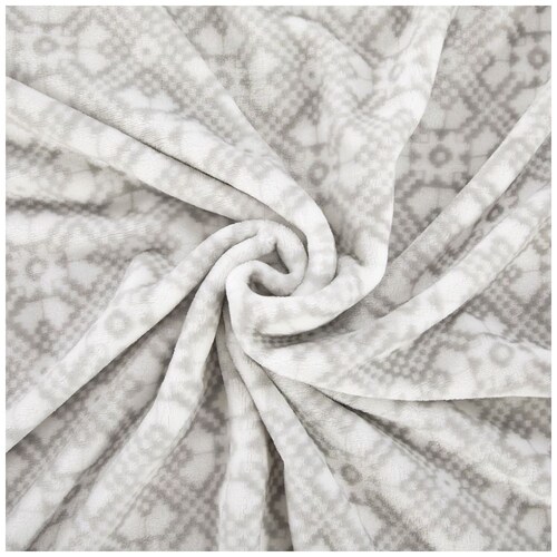 Frazada Standard  Gris Home Nature