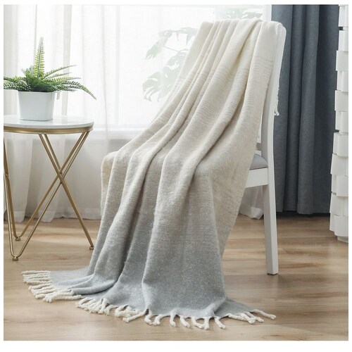 Frazada Standard  Gris Home Nature