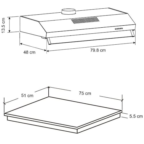 Pack Duetto Deluxe Campana + Parrilla Teka