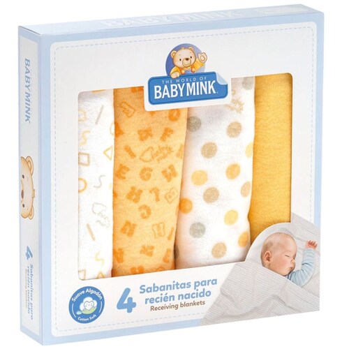 Set de Sabanas Recién Nacido Baby Mink