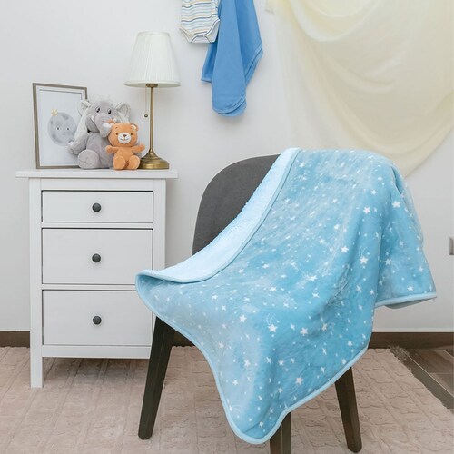 Cobertor con Sherpa Bombon Baby Mink