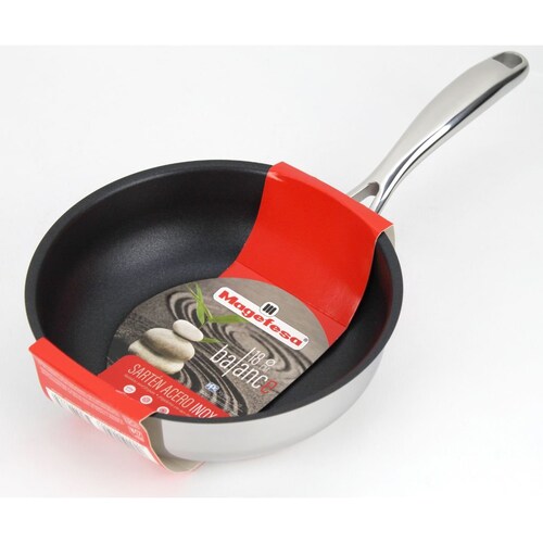 Sartén 18 Cm Acero Inoxidable Balance Magefesa