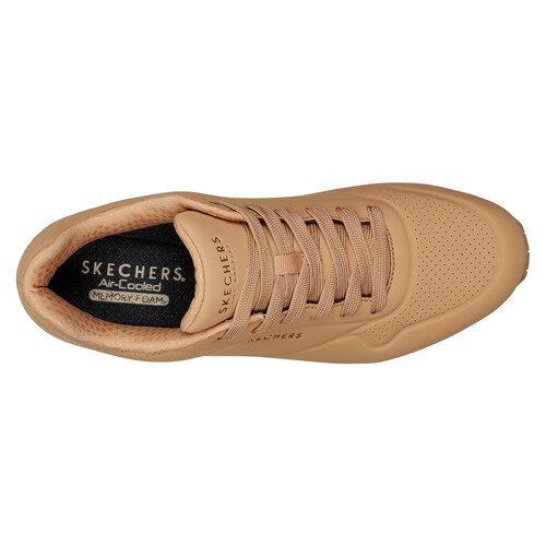 Tenis uno para Hombre Café Skechers