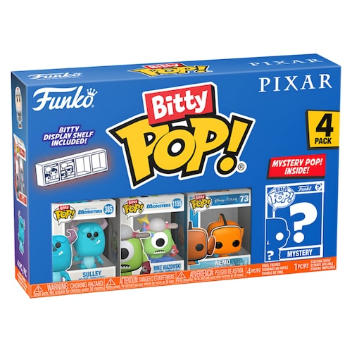 Funko Bitty Pop: Disney Pixar - Monsters Inc 4 Pack