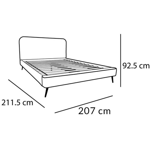 Cama Tonatiuh con Gajos King Azul