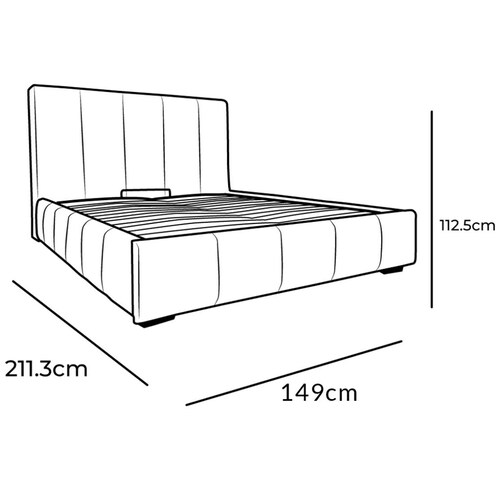 Cama Smoke Matrimonial Beige