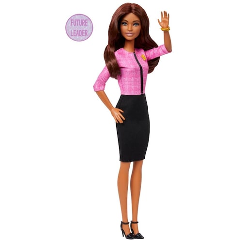 Barbie Profesiones Muñeca Futura Líder Cabello Castaño Mattel