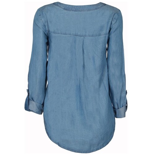 Blusa de Mezclilla con Bolsillos para Mujer Philosophy