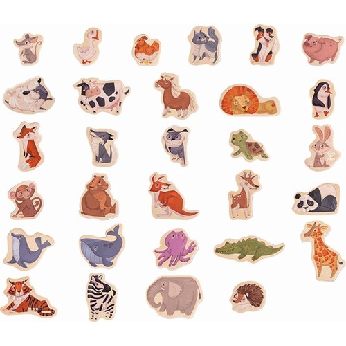Set de Figuras de Animales Magnéticos Hape