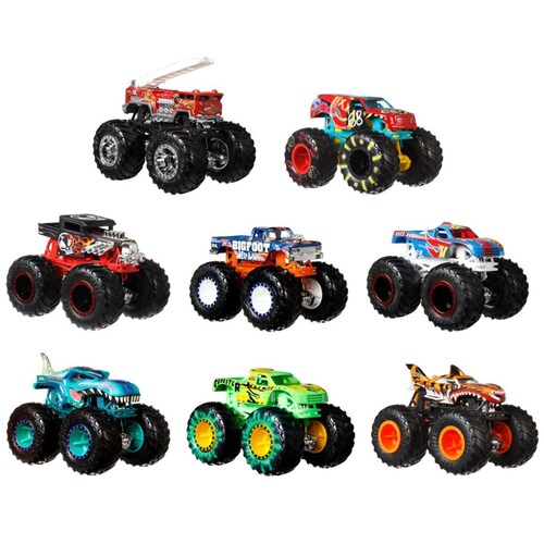 Monster Trucks Hot Wheels - 8 Camionetas Mattel