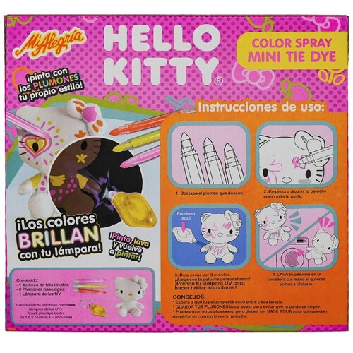 Peluche Hello Kitty Mini Color Spray Mi Alegría