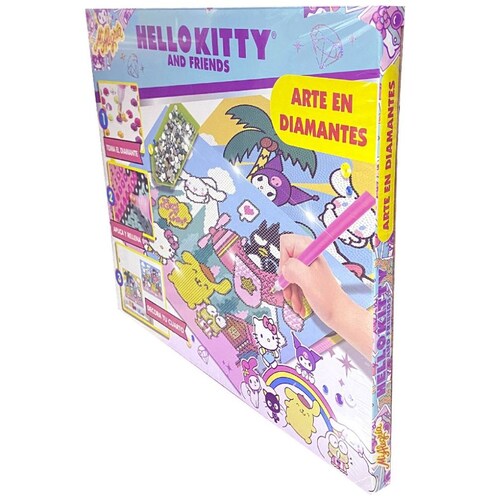 Hello Kitty And Friends Arte en Diamantes Mi Alegria