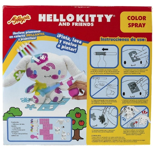 Peluche Kuromi Hello Kitty Color Spray Mi Alegria