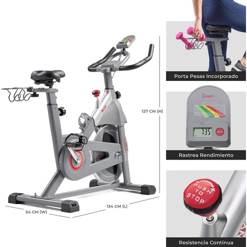 Bicicleta Magnética Sunny Health & Fitness