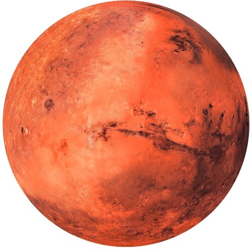 Rompecabezas 500 Piezas Planeta Marte Round Space Collection Nasa Clementoni