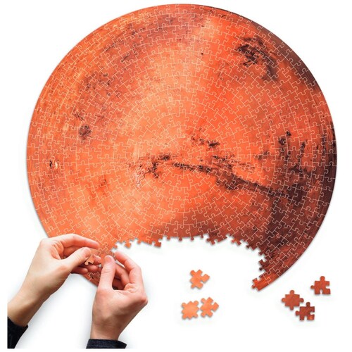 Rompecabezas 500 Piezas Planeta Marte Round Space Collection Nasa Clementoni