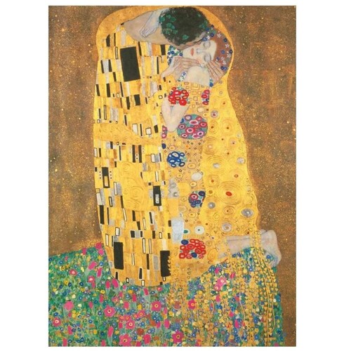 Rompecabezas 1000 Piezas Compacto Museos el Beso - Gustav Klimt Clementoni