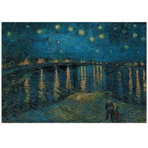 Rompecabezas 1000 Piezas Muesos Compacto Van Gogh - Noche Estrellada Clementoni