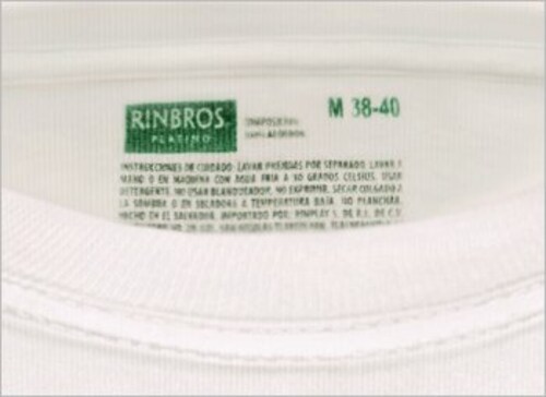 Playera Cuello Redodno 3Pzs. Rinbros