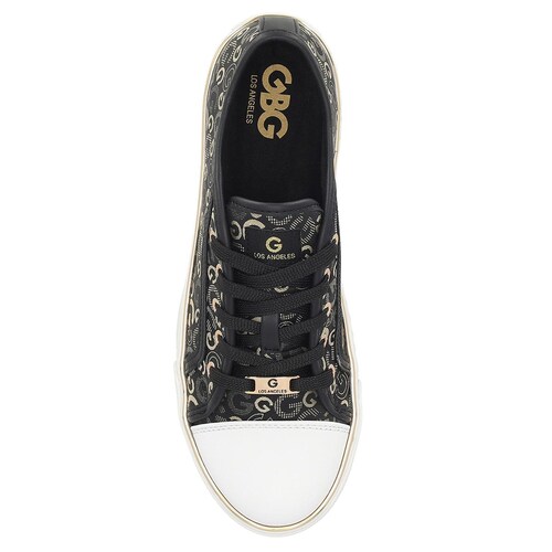 Tenis en Material Textil Monogram para Mujer G By Guess