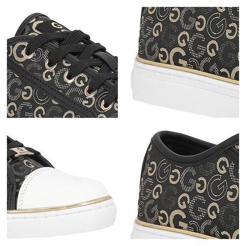 Tenis en Material Textil Monogram para Mujer G By Guess