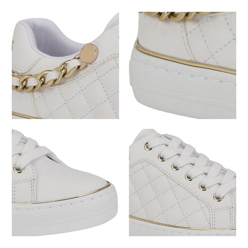 Tenis con Accesorio Dorado para Mujer G By Guess