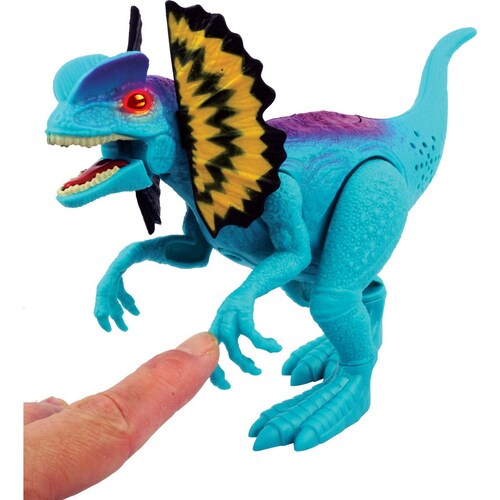 Dinosaurio Dilophosaurus Acción de Batería Red Box