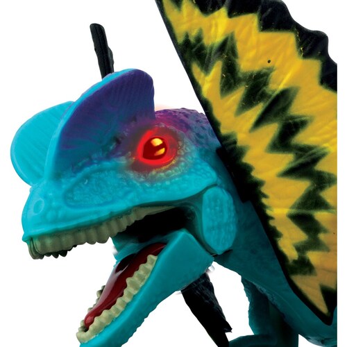 Dinosaurio Dilophosaurus Acción de Batería Red Box