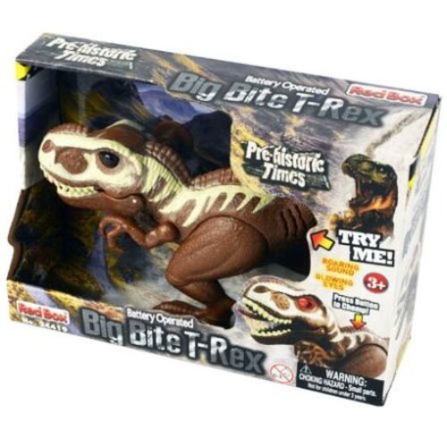 T-Rex de 6.75" con Luz y Sonido Red Box