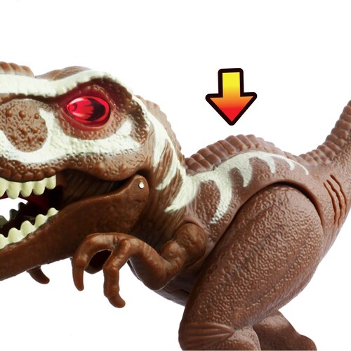 T-Rex de 6.75" con Luz y Sonido Red Box