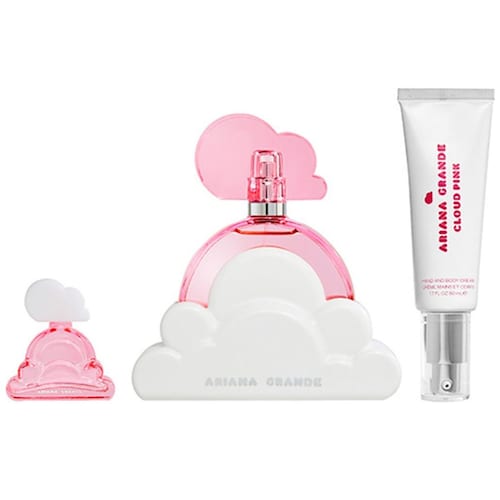 Set Eau de Parfum Ariana Grande 3P Cloud Pink 100 Ml para Mujer