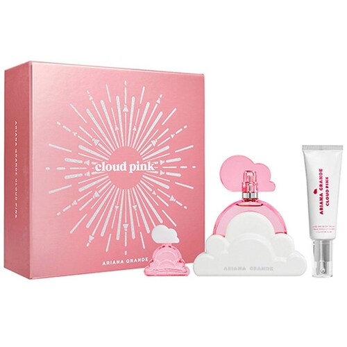 Set Eau de Parfum Ariana Grande 3P Cloud Pink 100 Ml para Mujer
