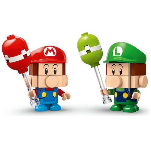 Super Mario Mario Kart Bebe Mario Vs Bebe Luigi Lego