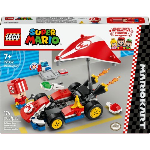 Super Mario Mario Kart Kart Estándar Lego