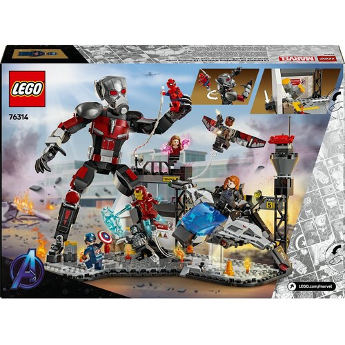 Súper Héroes Batalla de Capitán América Civil War Lego