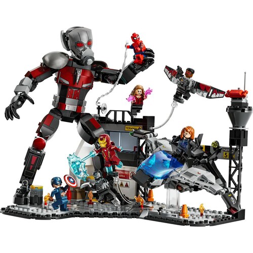 Súper Héroes Batalla de Capitán América Civil War Lego