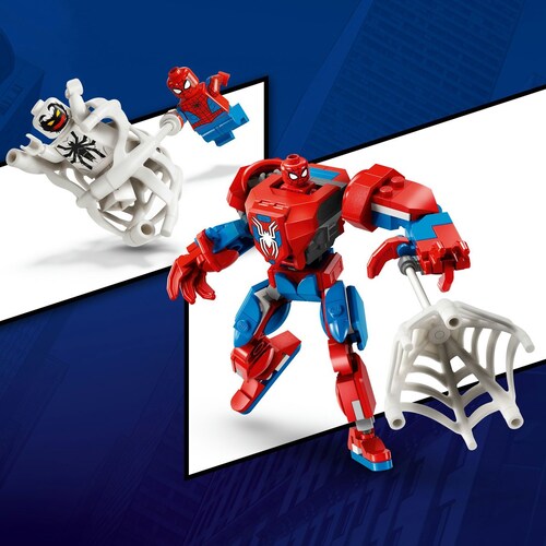Super Héroes Armadura de Spider Man Vs Anti Venom Lego