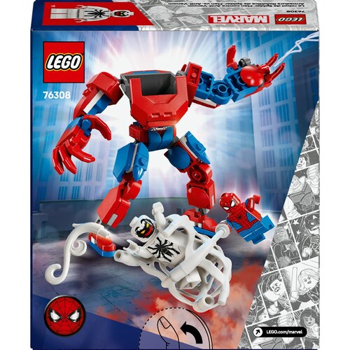 Super Héroes Armadura de Spider Man Vs Anti Venom Lego