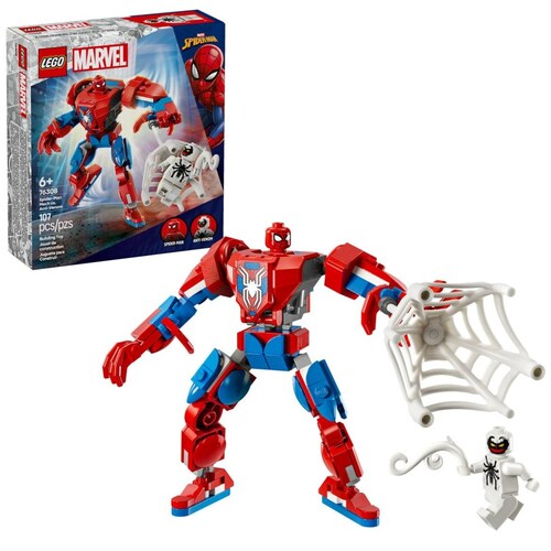 Super Héroes Armadura de Spider Man Vs Anti Venom Lego