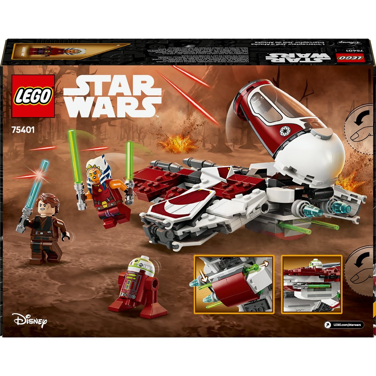 Stars Wars Tm Interceptor Jedi de Ahsoka Lego