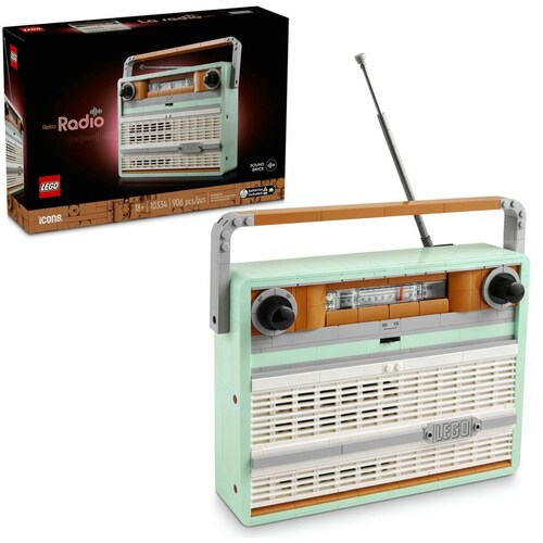 Icons Radio Retro Lego